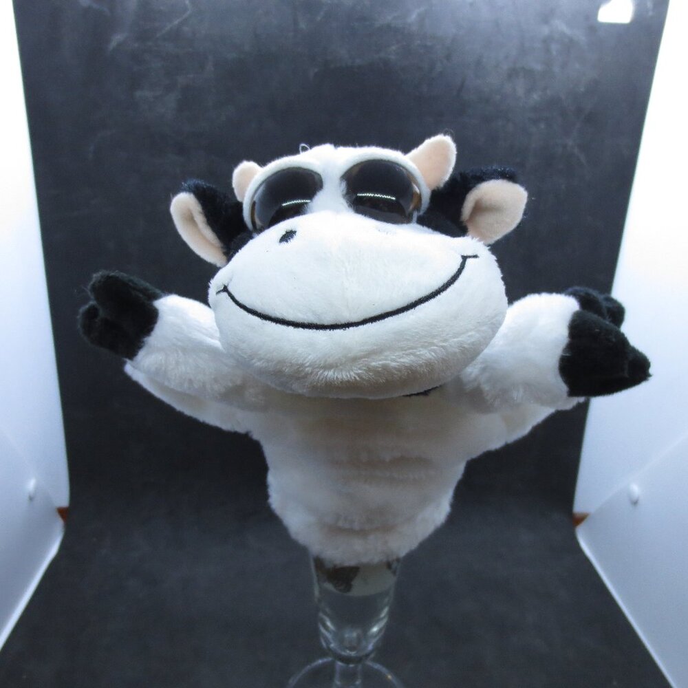 Vintage Caltoy 10" Cow Hand Puppet - Excellent
